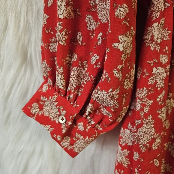 Black Tape Crimson Harvest Midi Dress - Picture 7 of 10